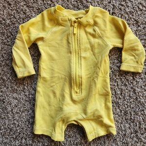 Yellow Old Navy Swimsuit,  Size 3-6m